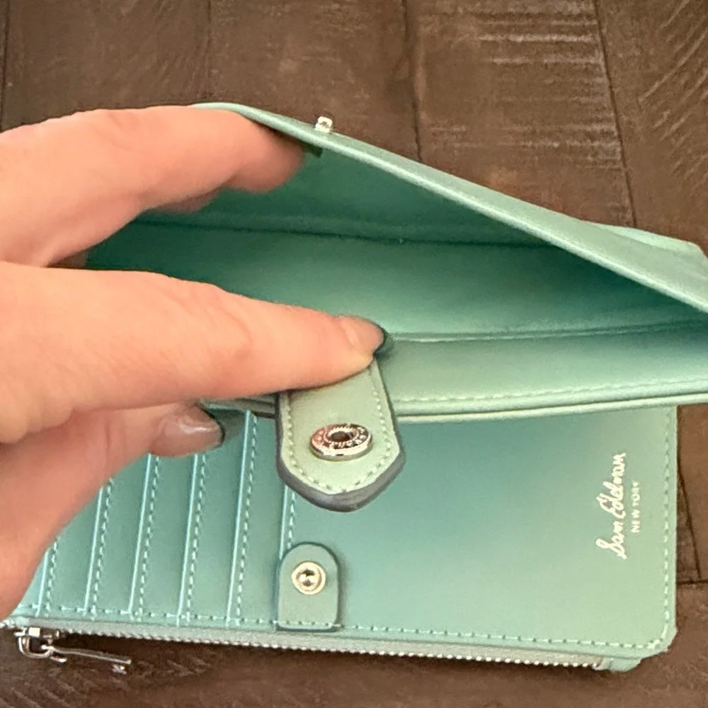 Sam Edelman Sabela light Tiffany blue Green Wallet